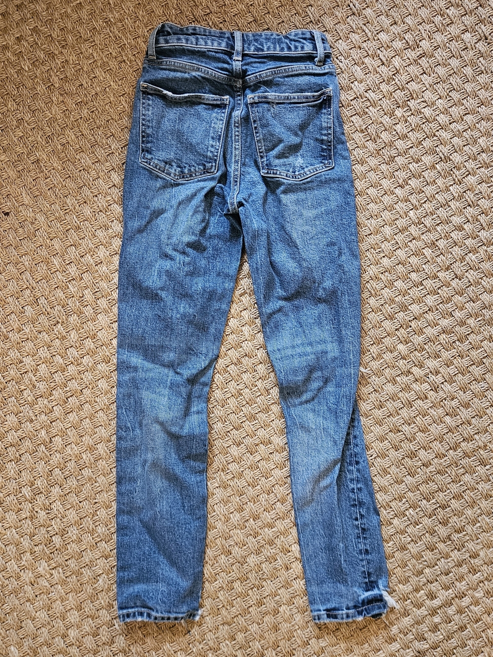 Women's Zara Distressed Blue Skinny Jeans - Picture 2 of 3